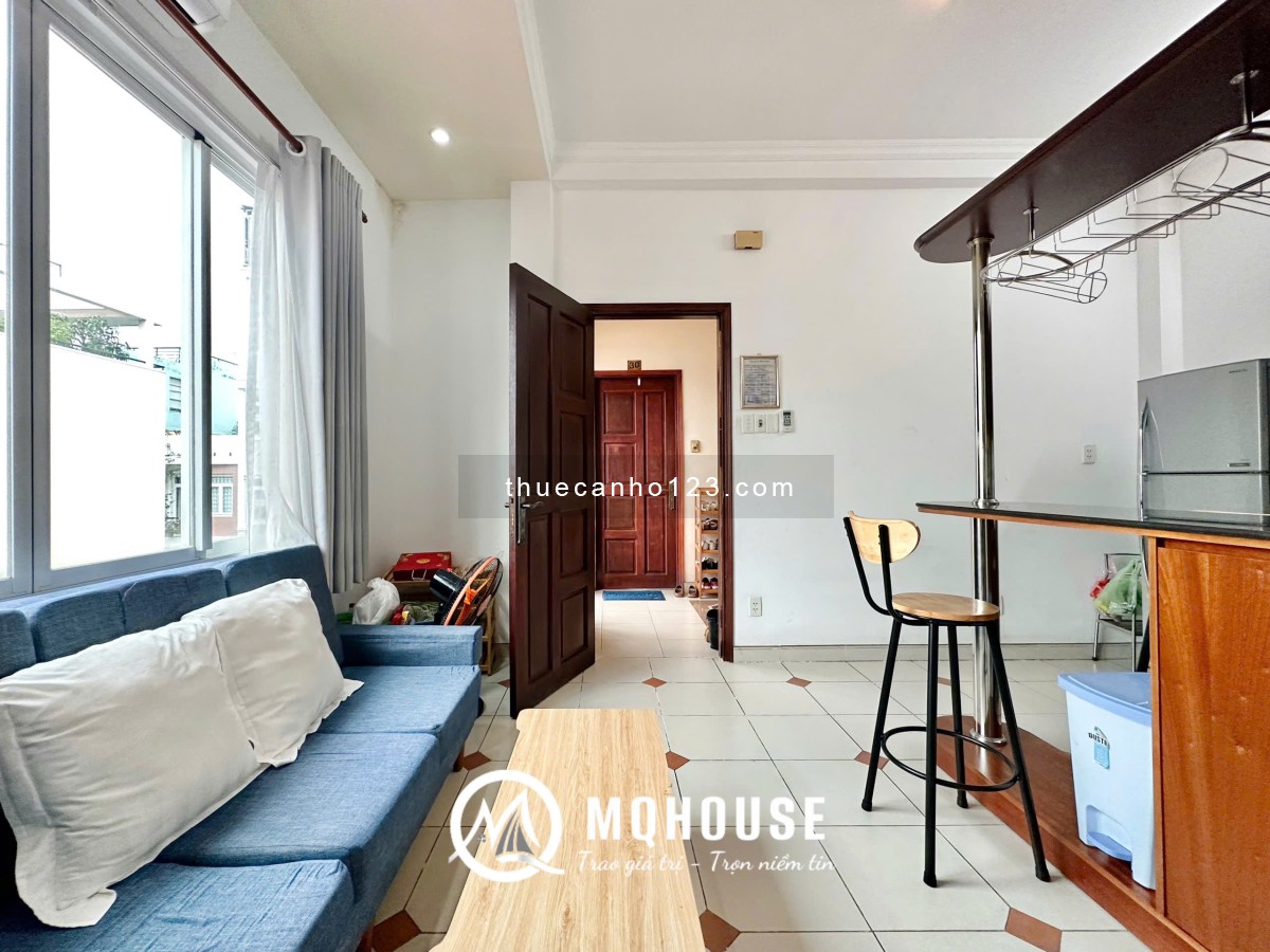Cho Thuê Căn Hộ 1PN 65m2 Ngay Trung Tâm Quận 3_Full Nội Thất_Gần Nhà Thờ Ba Chuông