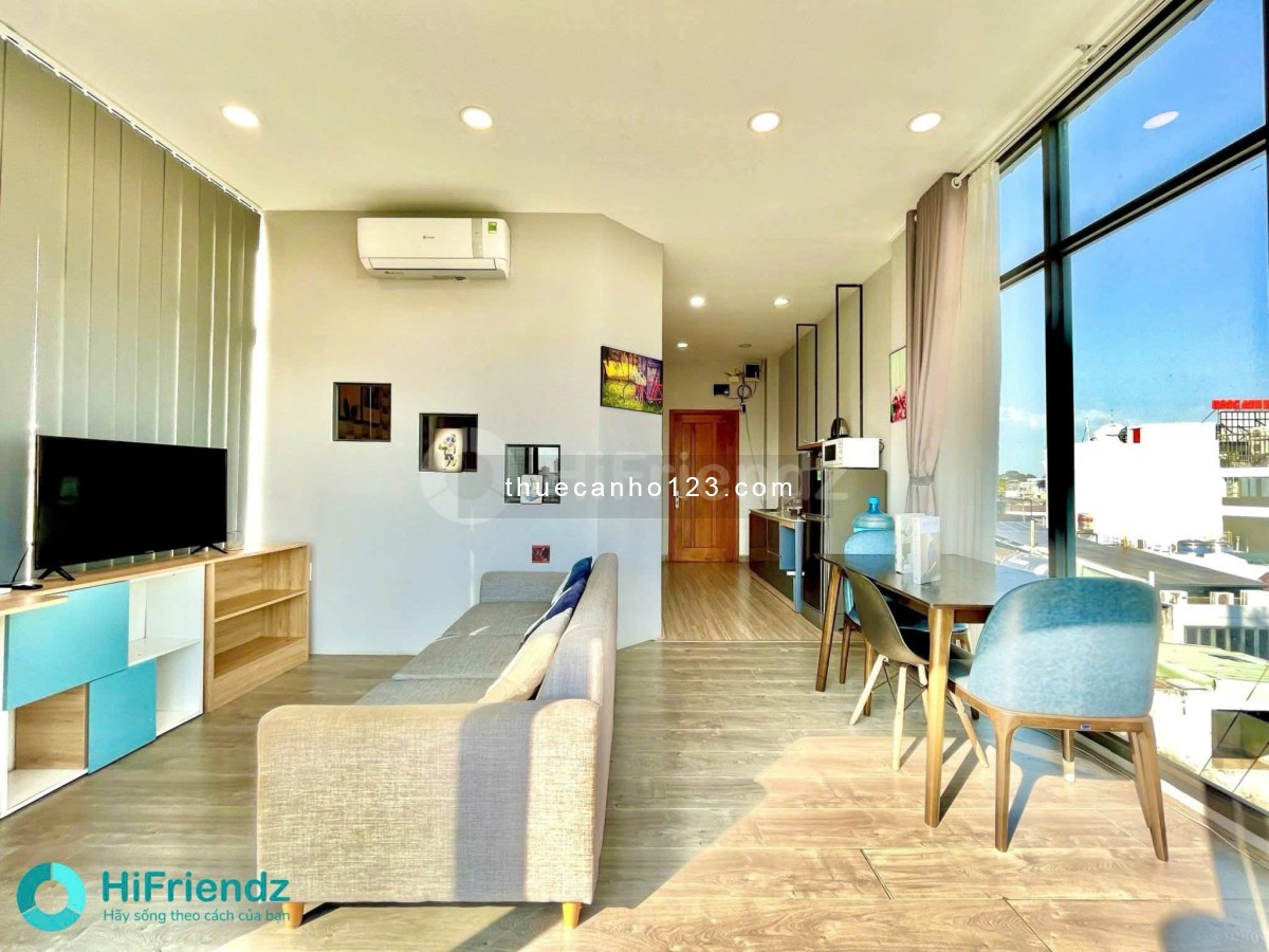 Cho Thuê Căn Hộ 1PN 50m2 View Bờ Kè_Thang Máy_Full Nội Thất_ Gần Phan Xích Long_Horizon Tower