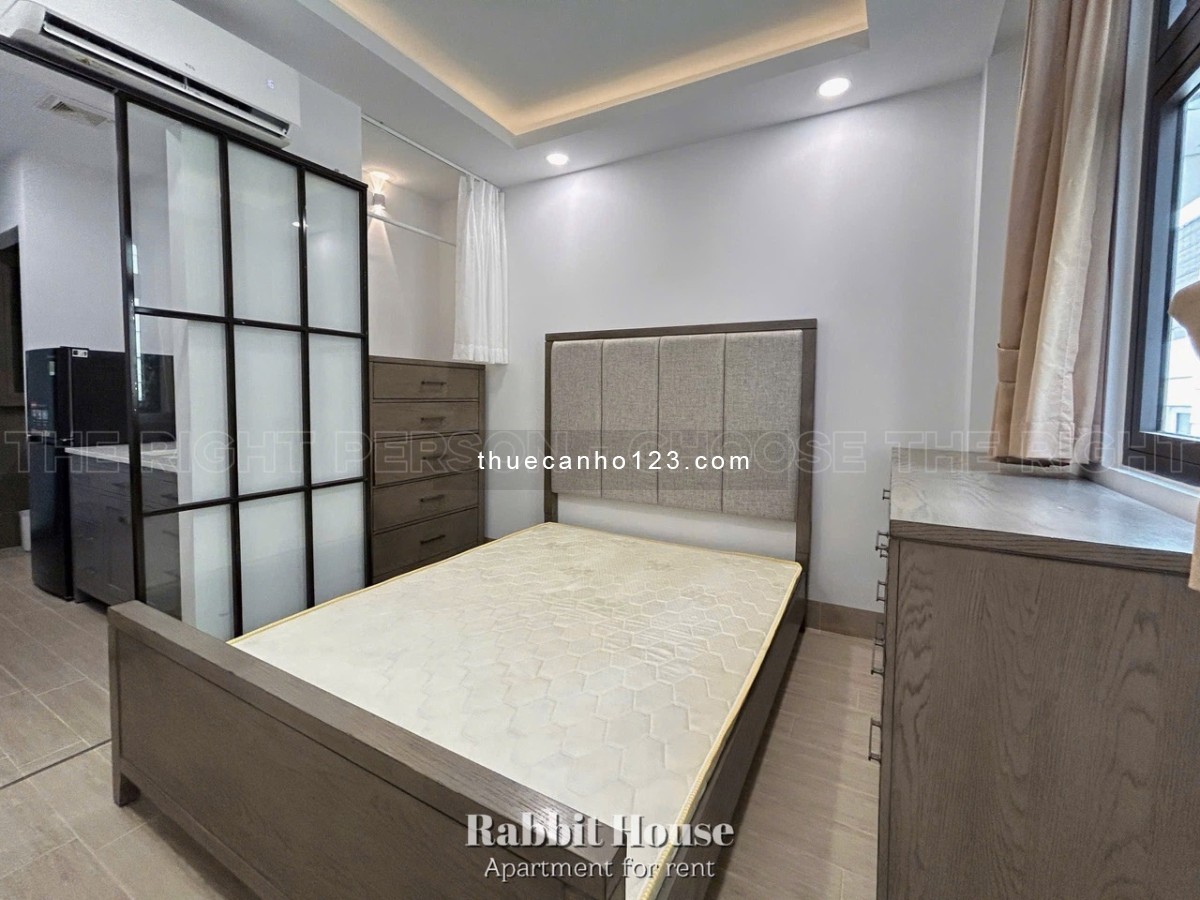 Cho thuê căn hộ 1PN 1PK 1 Phòng bếp 40m2_Giặt Sấy Riêng_Gần Horizon Tower_ISB_Chợ Tân Định