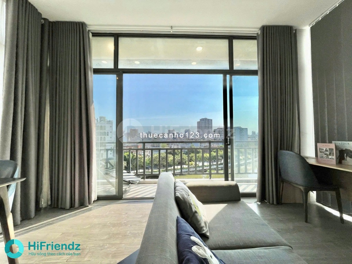 Cho Thuê Căn Hộ 1PN 50m2 View Bờ Kè_Thang Máy_Full Nội Thất_ Gần Phan Xích Long_Horizon Tower