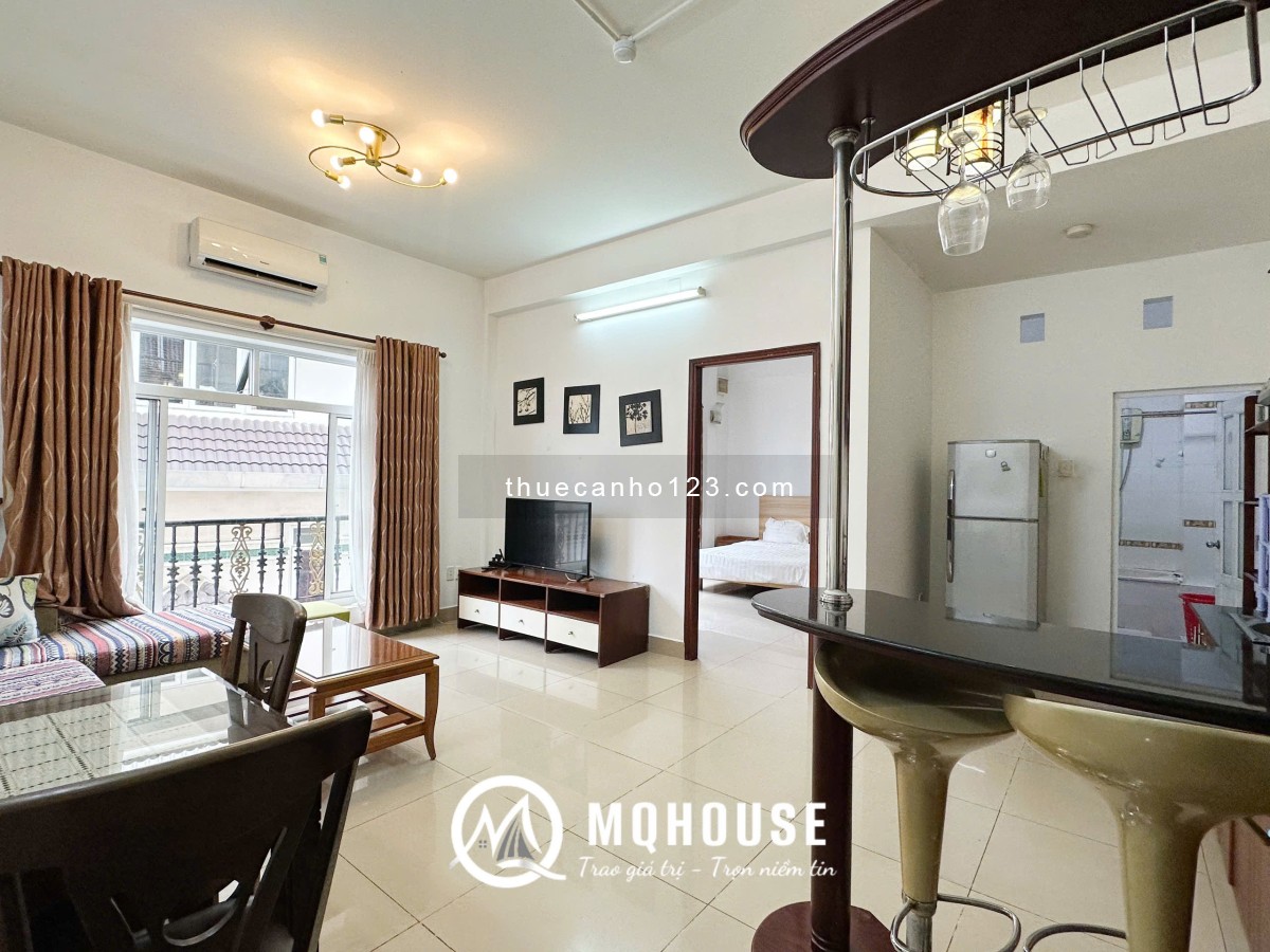 Cho Thuê Căn Hộ 1PN 65m2 Ngay Trung Tâm Quận 3_Full Nội Thất_Gần Nhà Thờ Ba Chuông