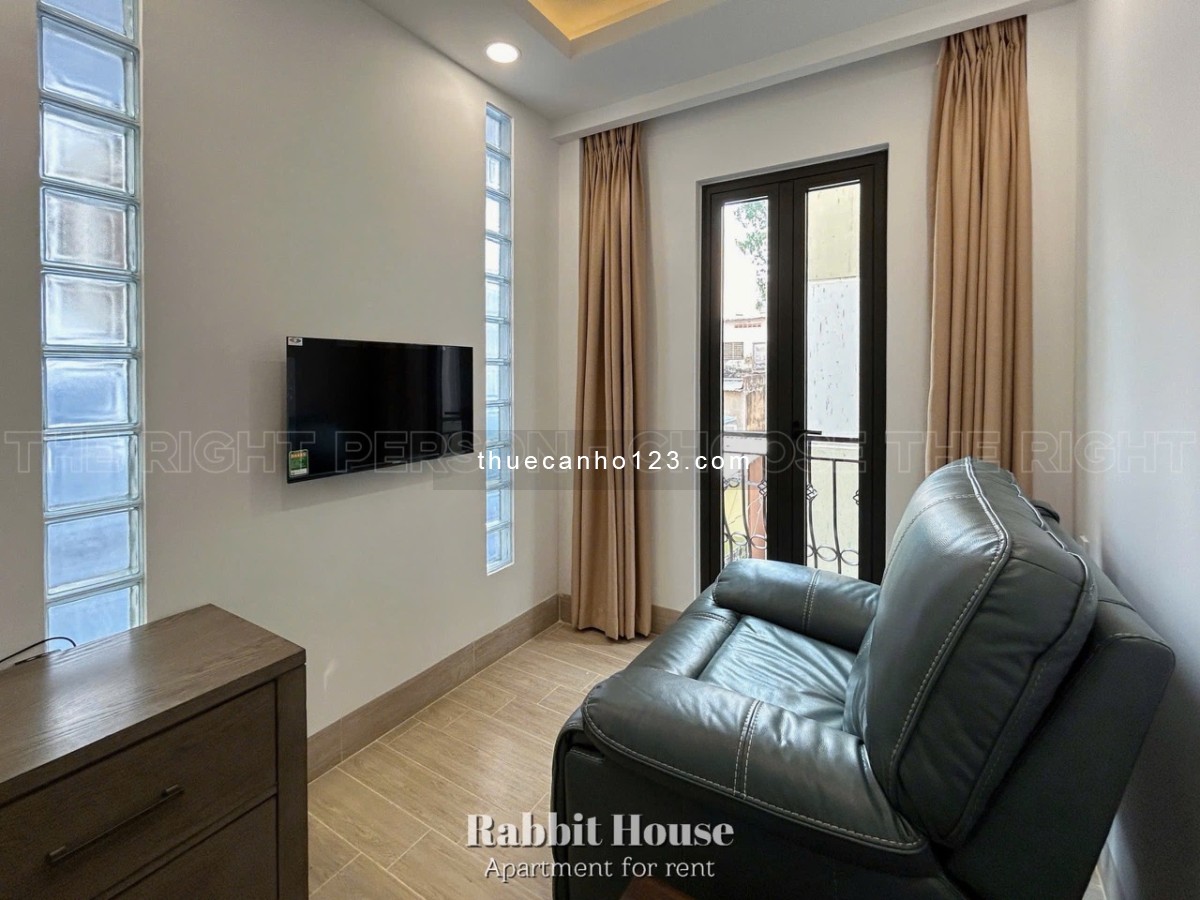 Cho thuê căn hộ 1PN 1PK 1 Phòng bếp 40m2_Giặt Sấy Riêng_Gần Horizon Tower_ISB_Chợ Tân Định