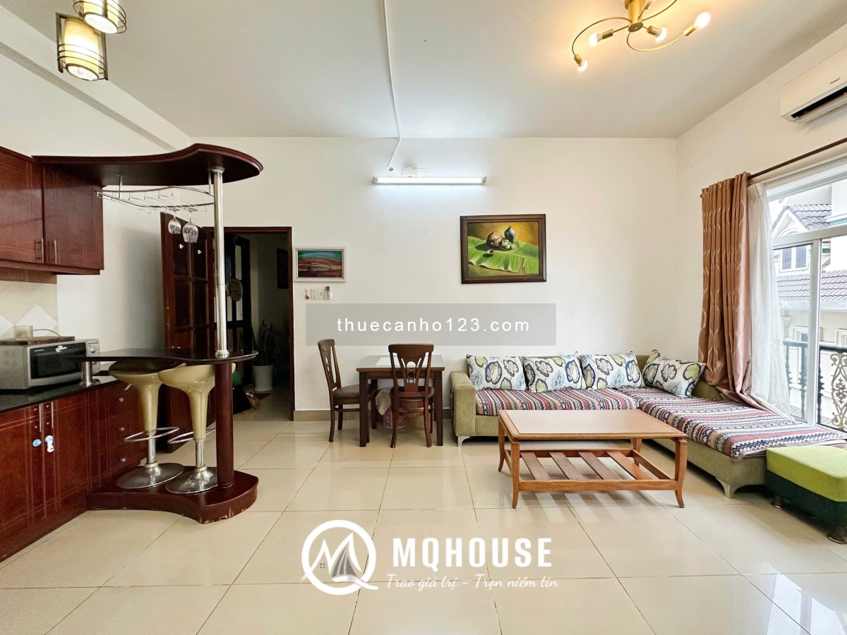 Cho Thuê Căn Hộ 1PN 65m2 Ngay Trung Tâm Quận 3_Full Nội Thất_Gần Nhà Thờ Ba Chuông