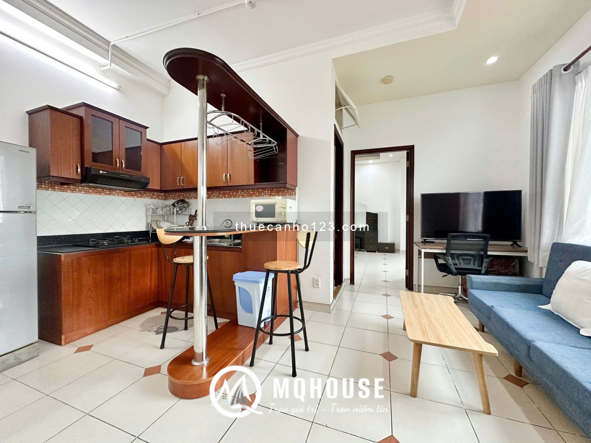 Cho Thuê Căn Hộ 1PN 65m2 Ngay Trung Tâm Quận 3_Full Nội Thất_Gần Nhà Thờ Ba Chuông