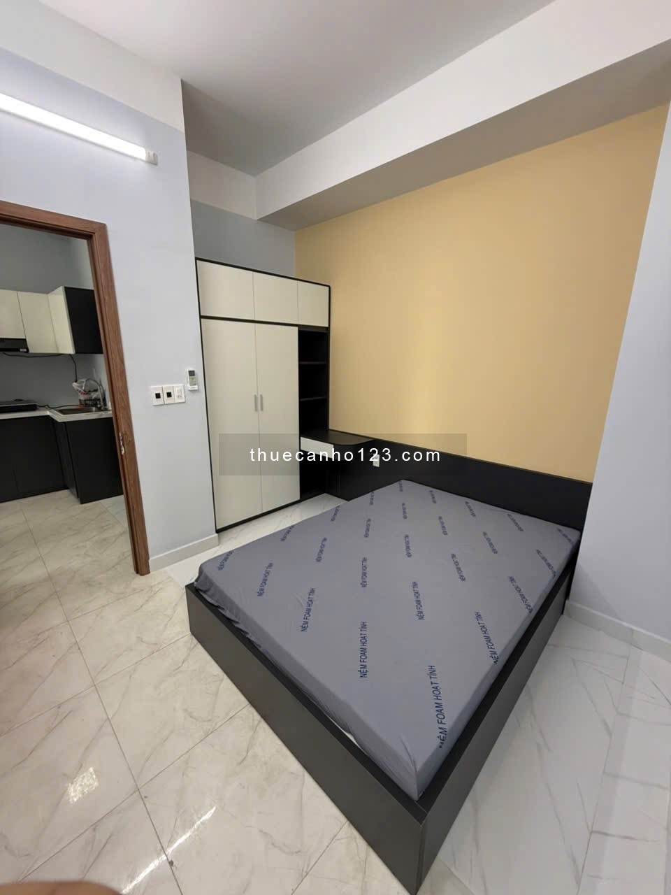 Căn hộ chung cư mini 2 phòng ngủ 1 phòng khách ở Tân Phước quận 10 có máy giặt riêng, nhà thang máy