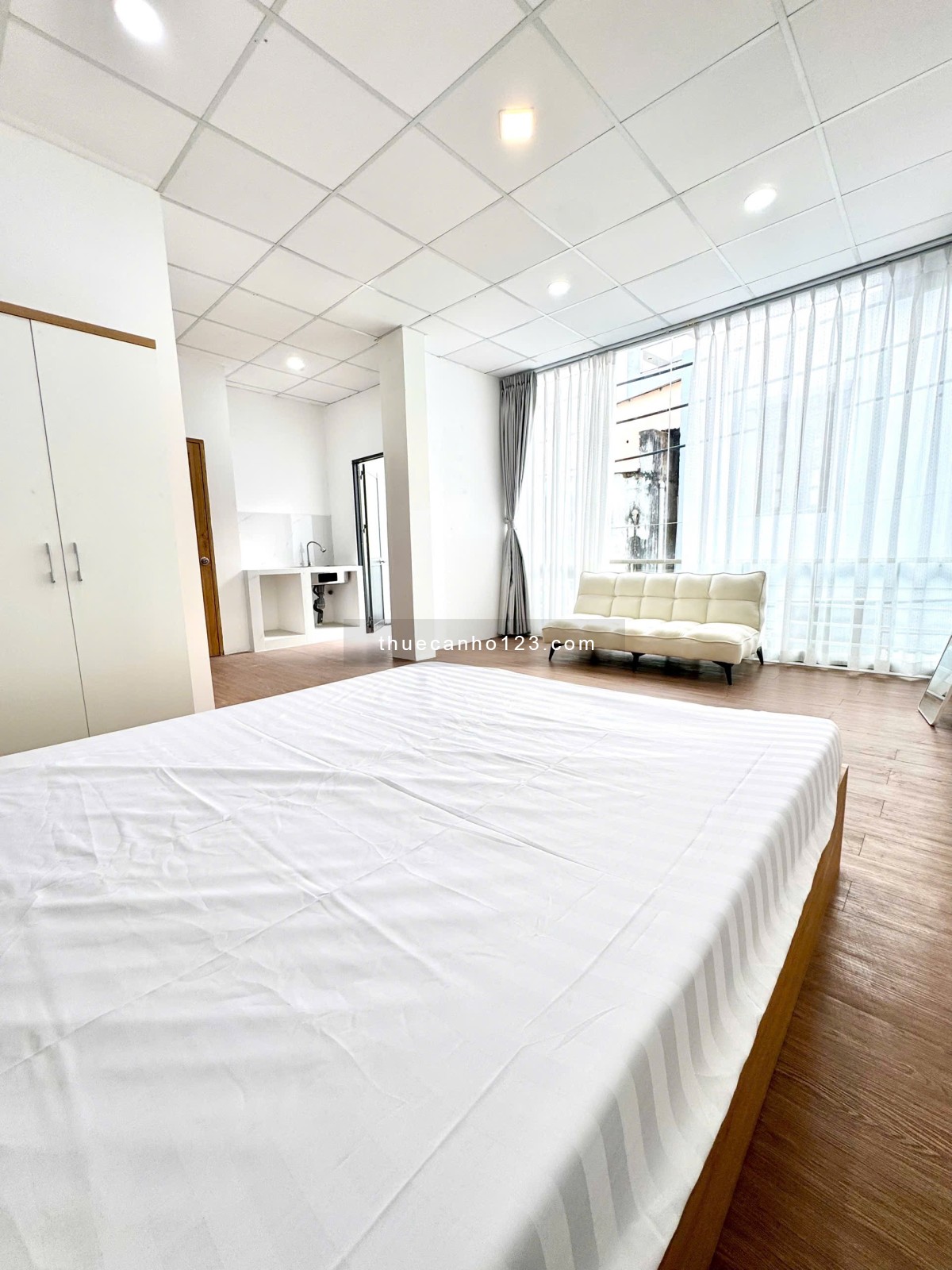 Cho thuê căn hộ Studio Ban công thoáng Q8 gần cầu Nguyễn Văn Cừ, vòng xoay Trung Sơn, TDTU