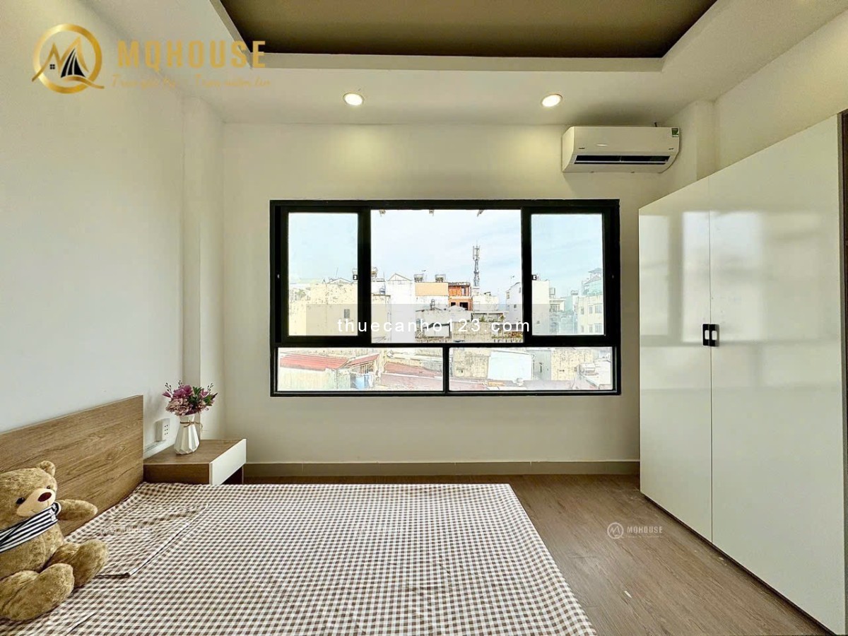 Cho thuê căn hộ 1PN có cửa sổ to toàn view gần Đầm Sen, Tân Phú