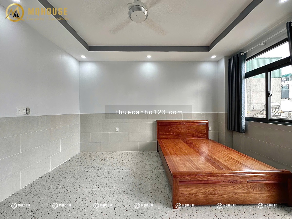 Cho thuê studio full nội thất có ban công cửa sổ full view ở Tân Phú