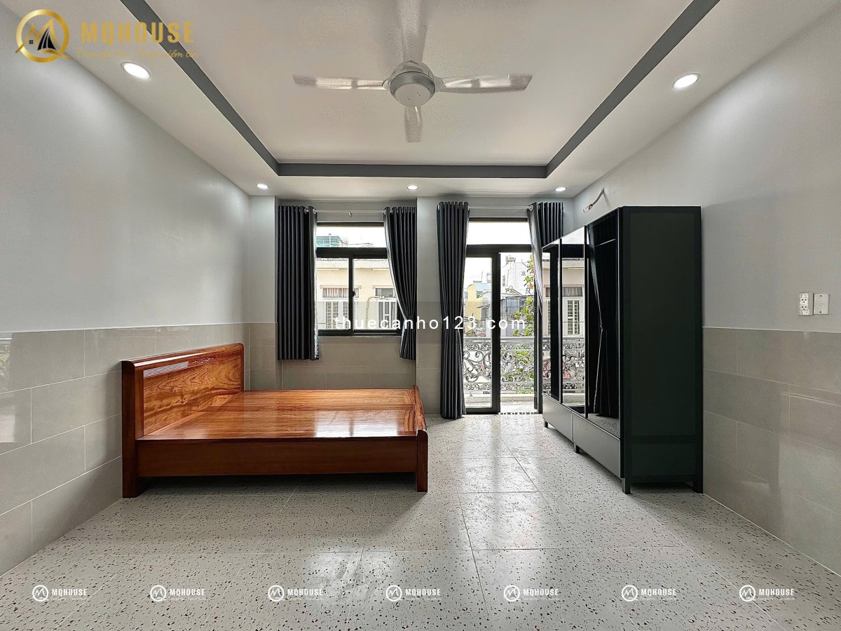 Cho thuê studio full nội thất có ban công cửa sổ full view ở Tân Phú