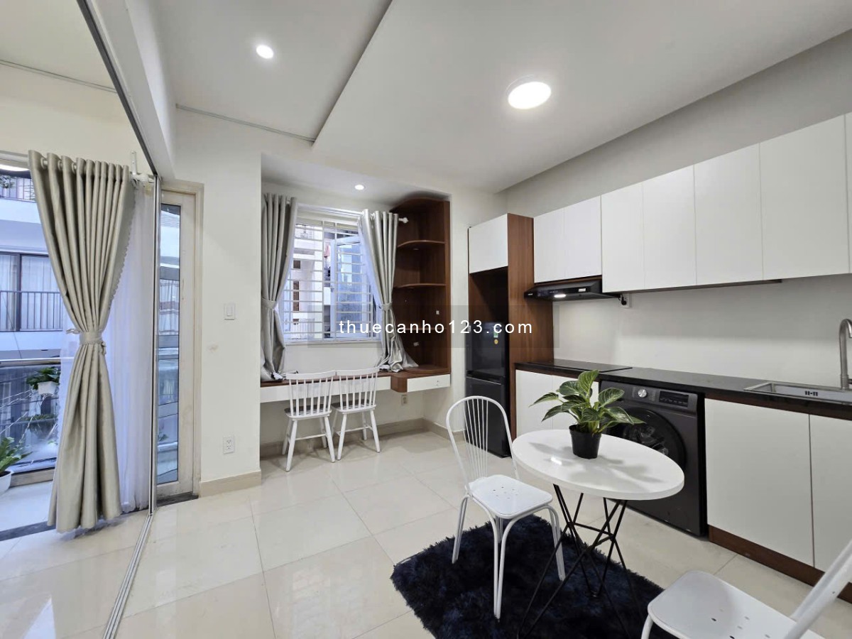 CHO THUÊ CĂN HỘ STUDIO RIÊNG BẾP GẦN ĐƯỜNG 3/2 FULL NỘI THẤT BAN CÔNG THOÁNG MÁT CÓ THỂ Ở LUÔN