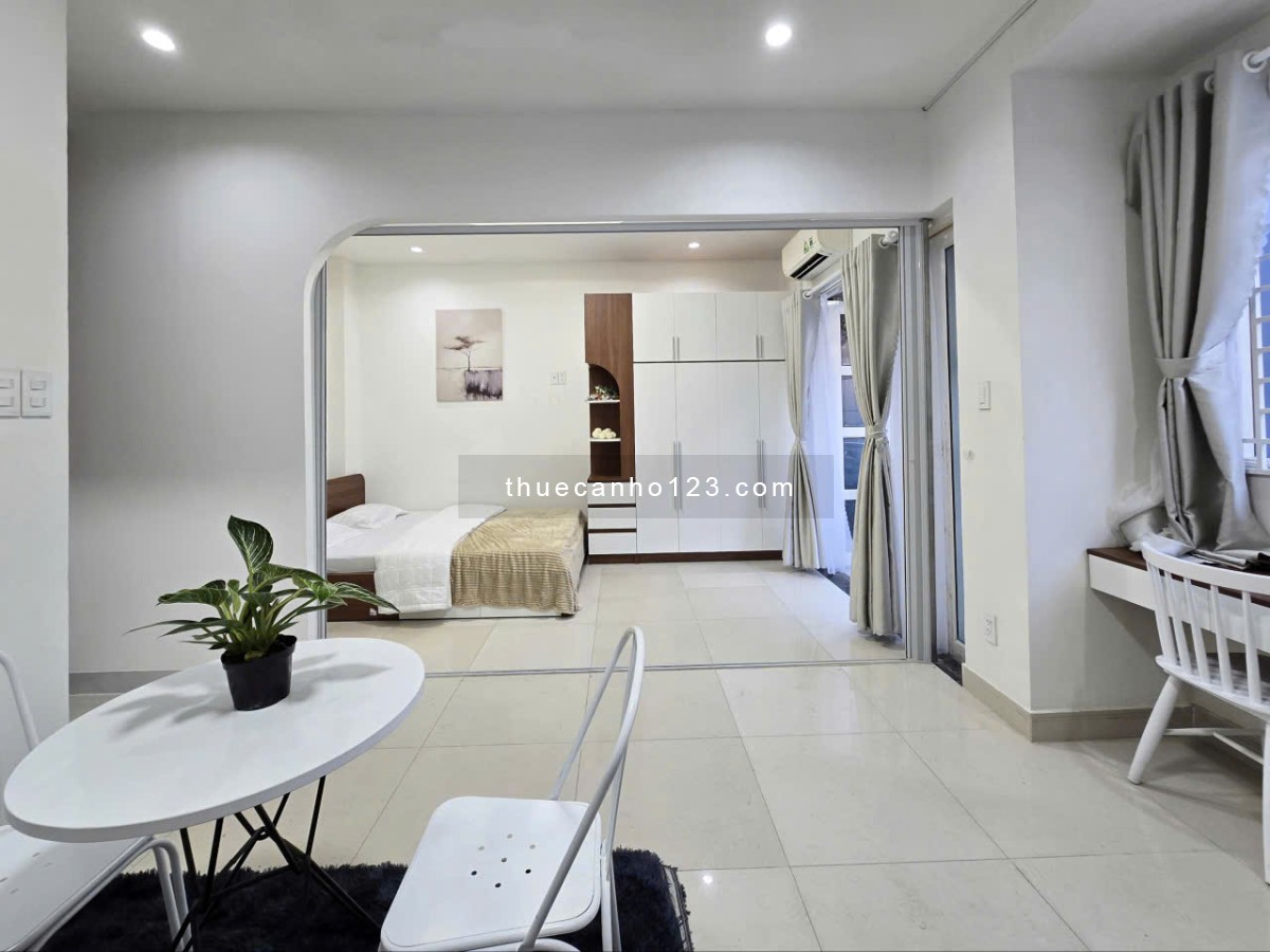 CHO THUÊ CĂN HỘ STUDIO RIÊNG BẾP GẦN ĐƯỜNG 3/2 FULL NỘI THẤT BAN CÔNG THOÁNG MÁT CÓ THỂ Ở LUÔN