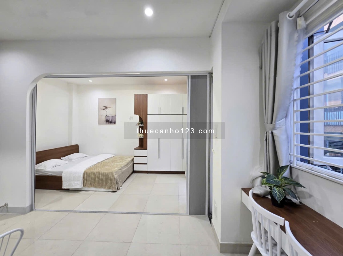 CHO THUÊ CĂN HỘ STUDIO RIÊNG BẾP GẦN ĐƯỜNG 3/2 FULL NỘI THẤT BAN CÔNG THOÁNG MÁT CÓ THỂ Ở LUÔN