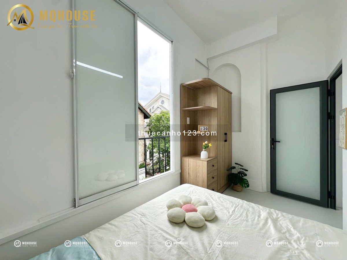 Khai trương căn hộ đường Dương Bá Trạc Quận 8 có máy giặt riêng rộng 30m2 gần Cầu Nguyễn Văn Cừ