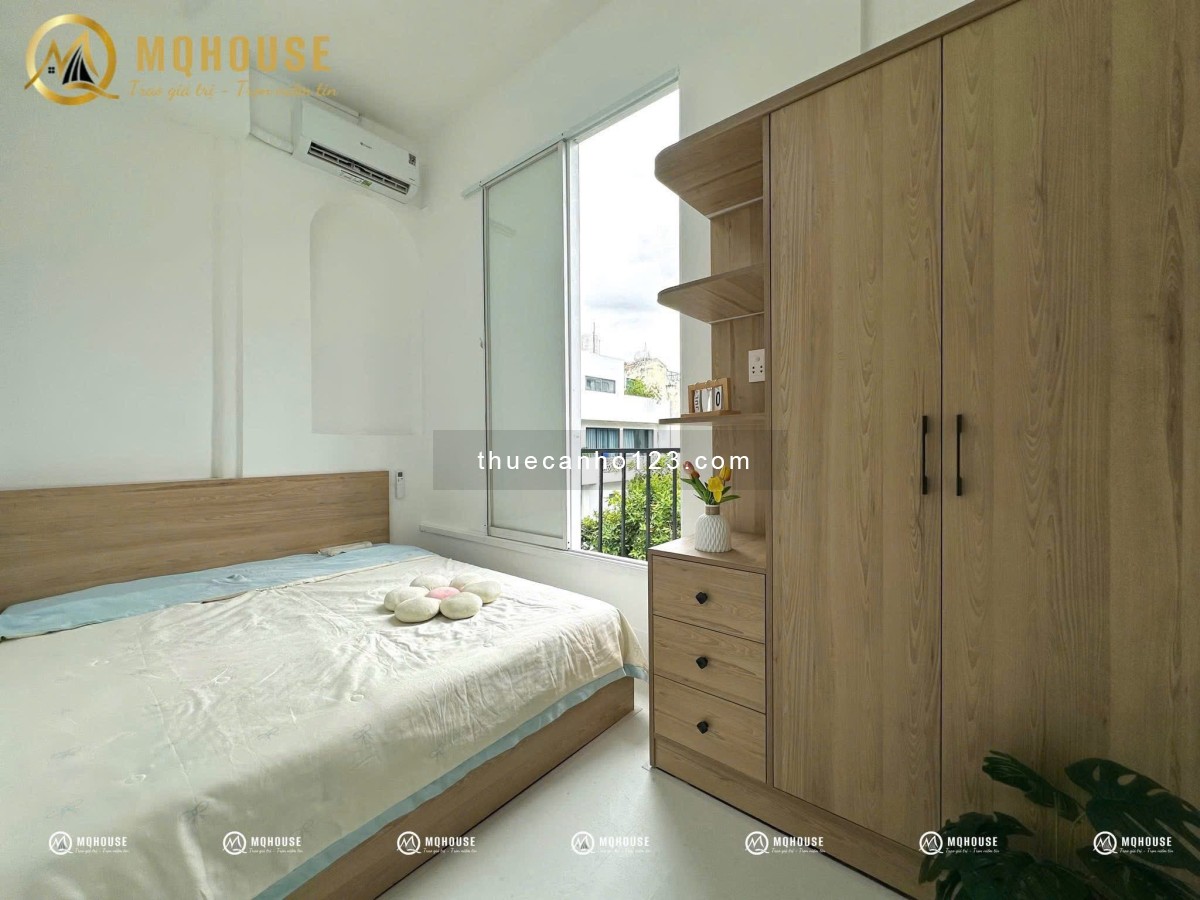 Khai trương căn hộ đường Dương Bá Trạc Quận 8 có máy giặt riêng rộng 30m2 gần Cầu Nguyễn Văn Cừ