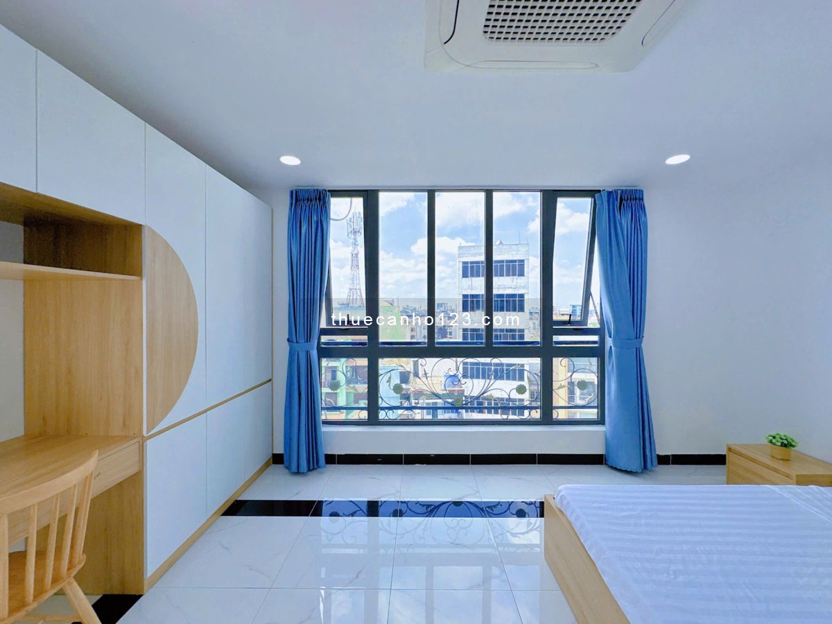 Cho thuê căn hộ 1pn có cửa sổ lớn đón nắng gần bến xe miền Đông