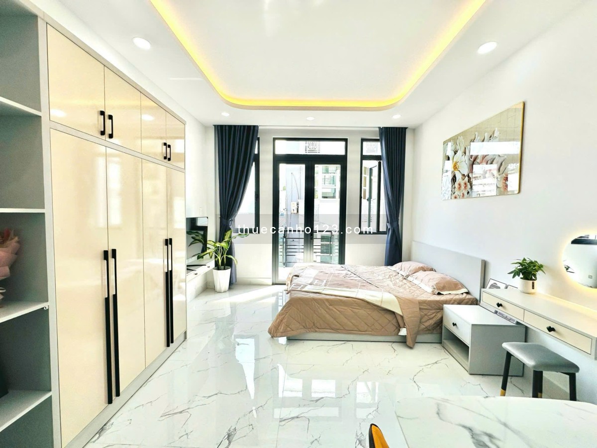 Căn hộ Ban công - Cửa sổ Thoáng Full NT 45m2 Máy giặt riêng tại Phùng Văn Cung, Phú Nhuận gần Q1, Q3