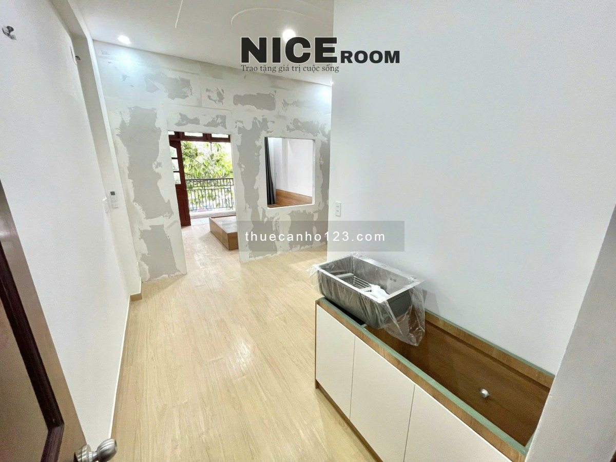 Căn hộ 1Pn Tách bếp Ban công thoáng tại Nguyễn Gia Trí, Bình Thạnh gần Ngã tư Hàng Xanh gần Q1, Q2