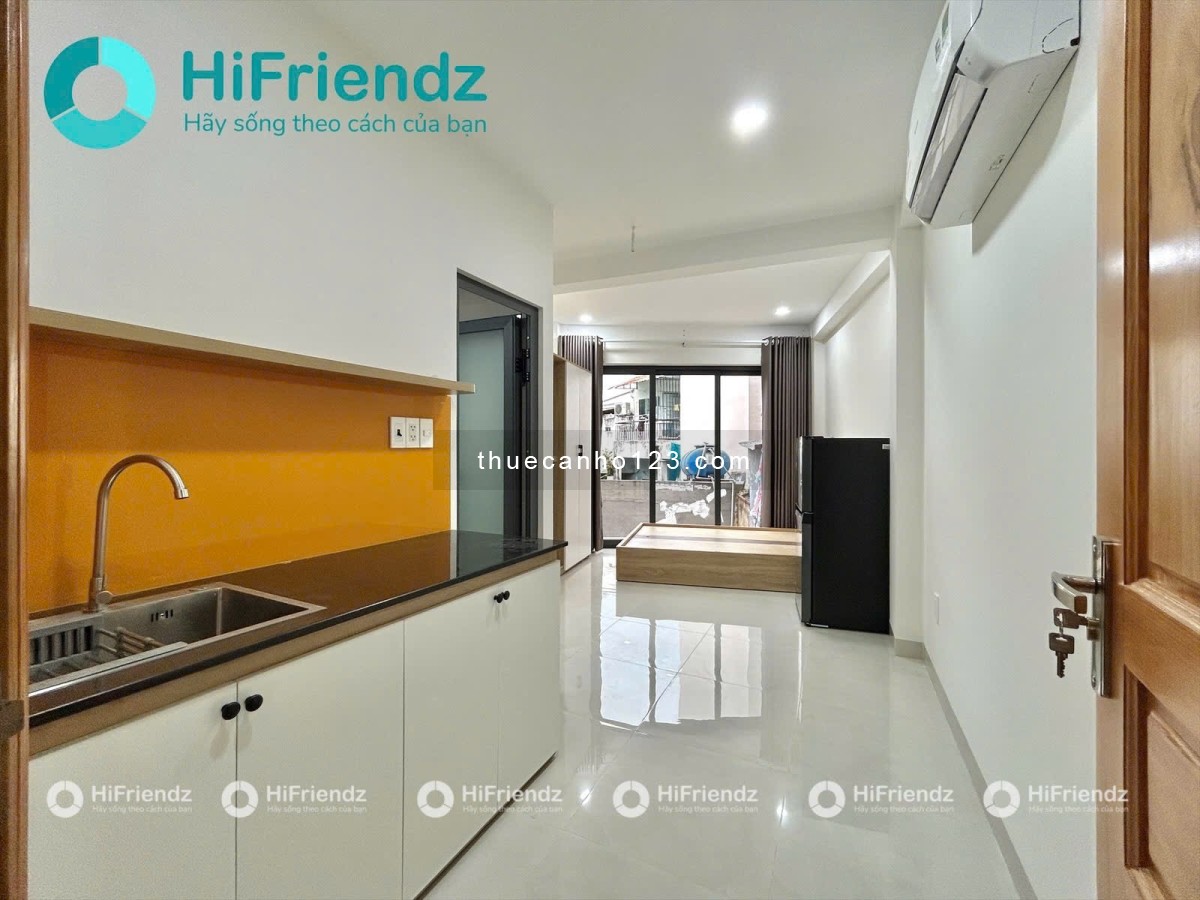 Cho Thuê Căn Hộ Studio Có Đầy Đủ Nội Thất Có Cửa sổ to full view