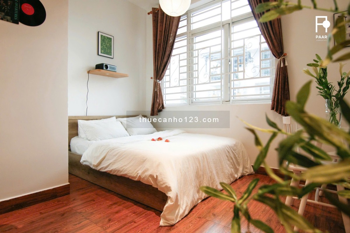 Căn hộ full nội thất, có cửa sổ lớn thoáng mát, ngay khu K300 Etown