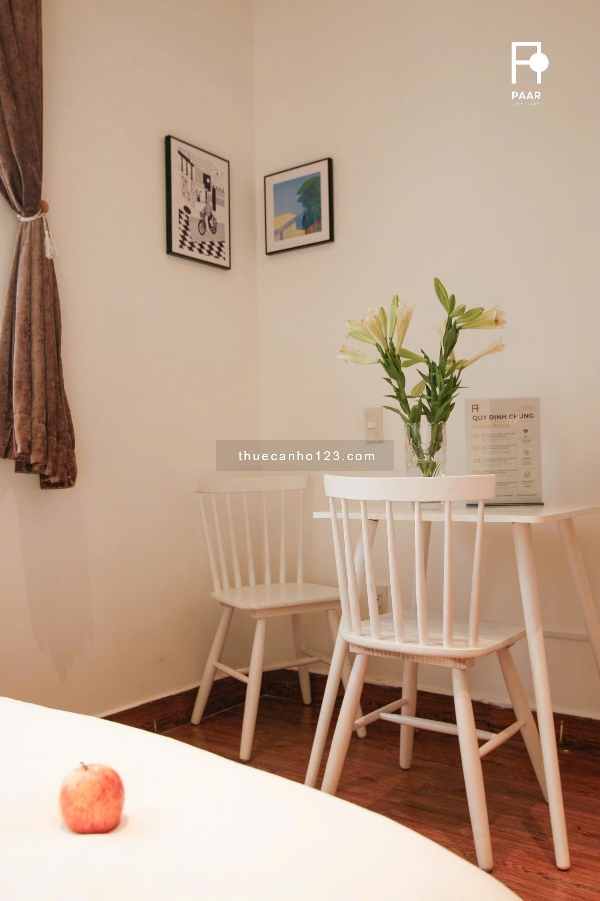 Căn hộ full nội thất, có cửa sổ lớn thoáng mát, ngay khu K300 Etown