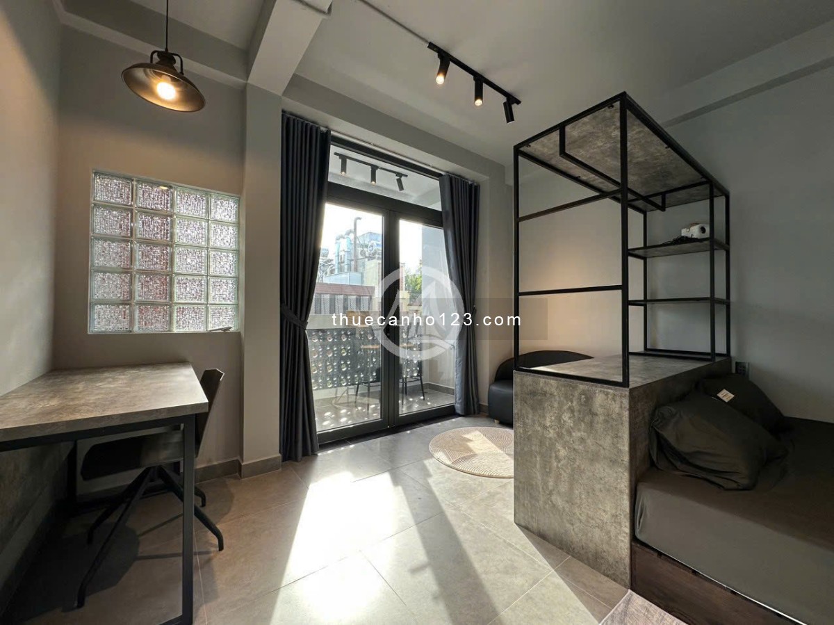 Căn hộ mới tách bếp, balcon/cửa sổ thoáng, 45m², Võ Văn Kiệt - Nguyễn Cảnh Chân - Bùi Viện - Quận 1