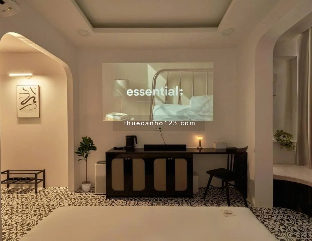 Cho thuê căn hộ full nội thất ban công cửa sổ lớn bệnh viên tâm anh, sân bay Tân Sơn Nhất, Tân Bình