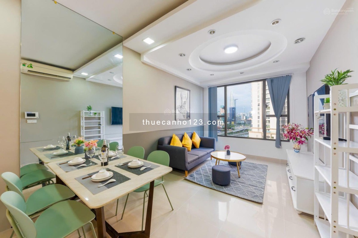 Cho thuê căn hộ River Gate Quận 4, 2 phòng ngủ 2 WC, full nội thất