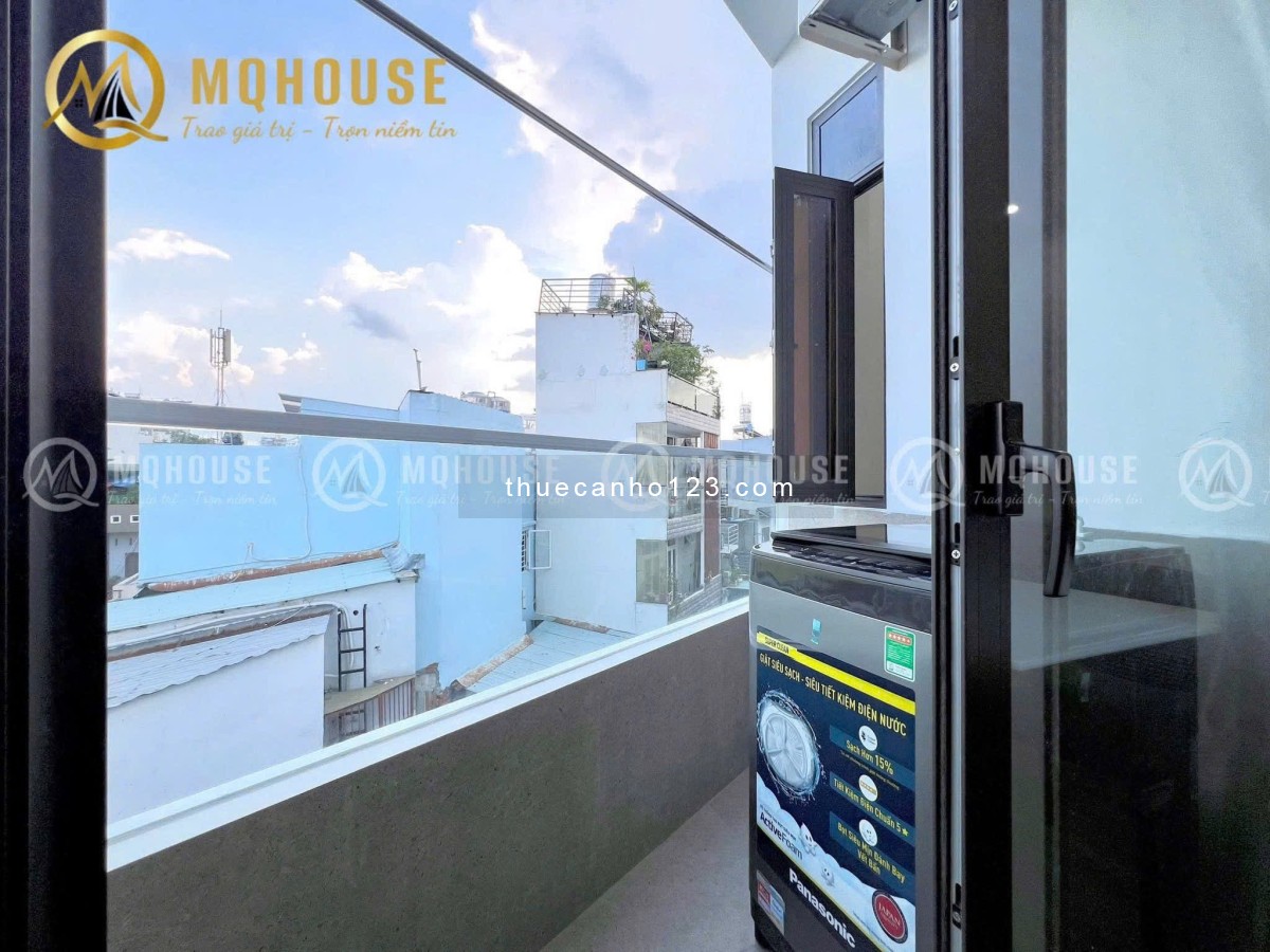 Cho thuê căn hộ đường Tô Hiến Thành Quận 10 có máy giặt riêng và ban công rộng rãi