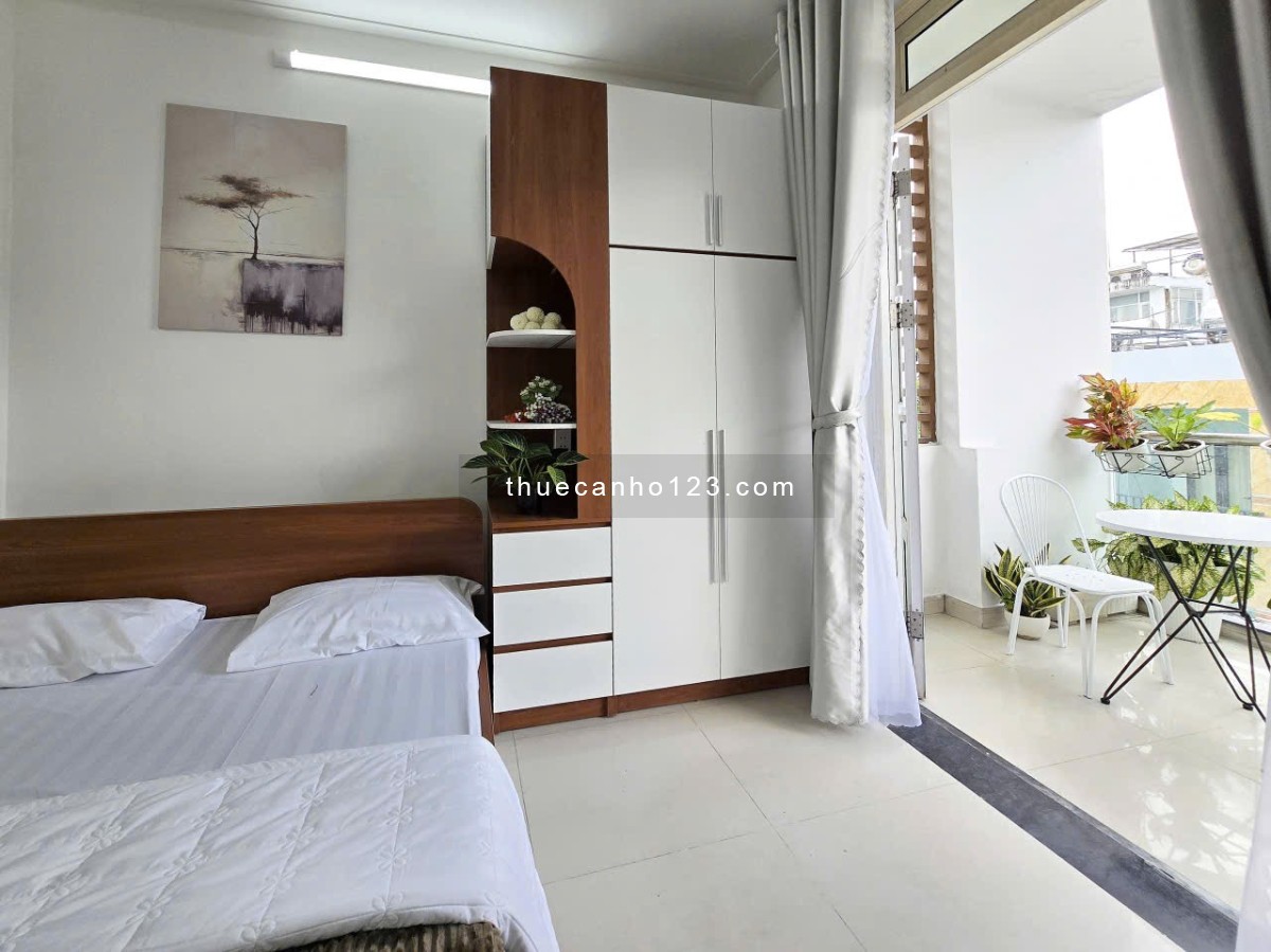 Cho thuê căn hộ 1PN tách bếp – ban công lớn – tại Quận 10, gần Đại học Kinh tế UEH, cầu vượt 3/2