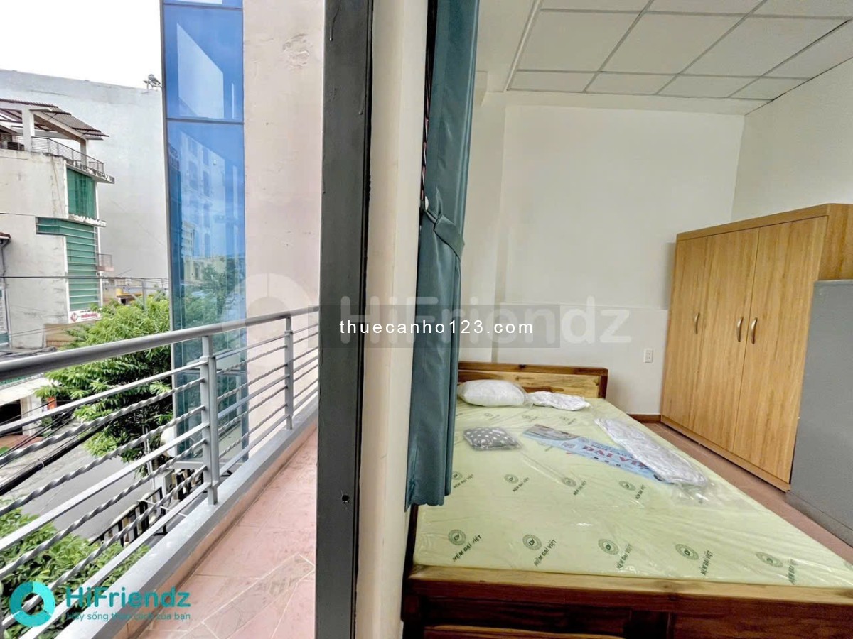 Cho thuê căn hộ ban công riêng – Full nội thất, ngay trung tâm Tân Bình
