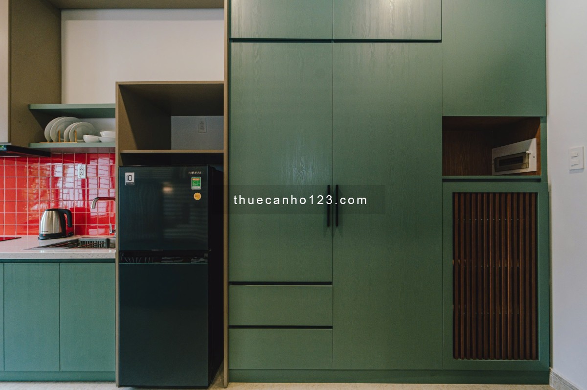 Cho thuê Căn hộ Tách bếp 1PN Cửa sổ Thoáng Full NT 45m2 tại Đào Duy Anh, Phú Nhuận gần Sân bay, Q1,