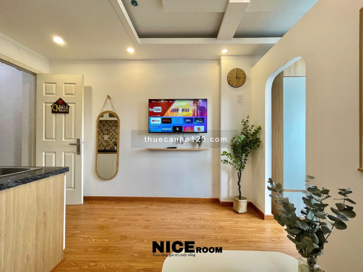 Căn hộ Full Nội thất 45m2 Cửa sổ Thoáng tại Phan Xích Long, Phú Nhuận gần Trường Sa, Hoàng Sa gần Q