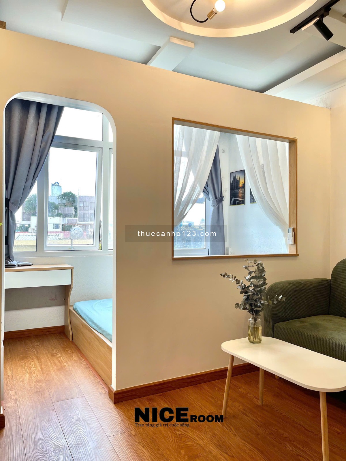 Căn hộ Full Nội thất 45m2 Cửa sổ Thoáng tại Phan Xích Long, Phú Nhuận gần Trường Sa, Hoàng Sa gần Q