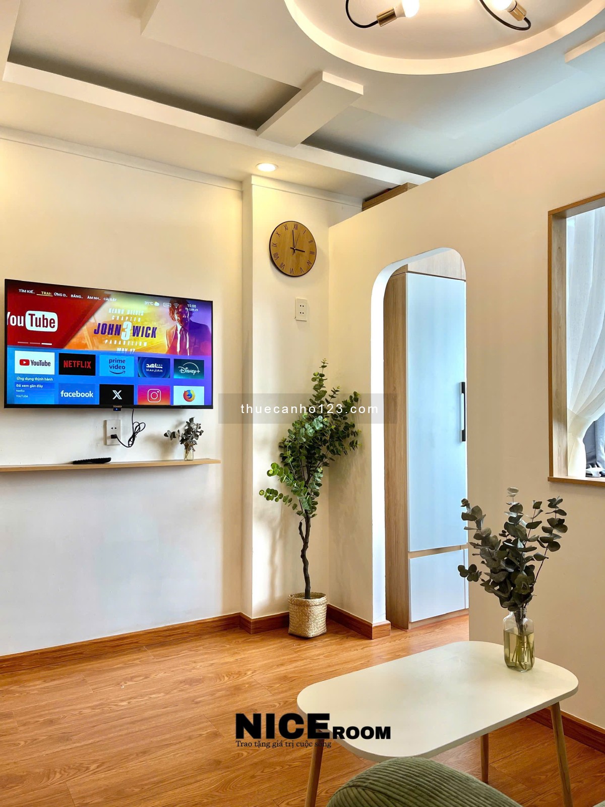 Căn hộ Full Nội thất 45m2 Cửa sổ Thoáng tại Phan Xích Long, Phú Nhuận gần Trường Sa, Hoàng Sa gần Q