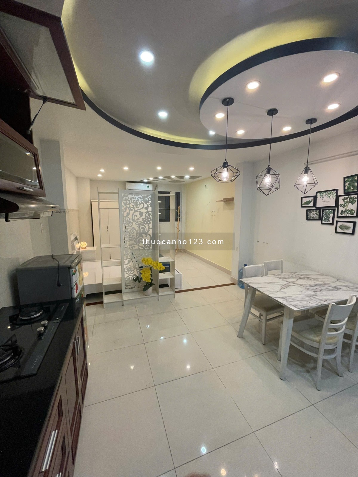 Cho thuê căn hộ trung tâm Quận 1 – Vòng xoay Cống Quỳnh, công viên 23/9 – Full nội thất, bếp rộng