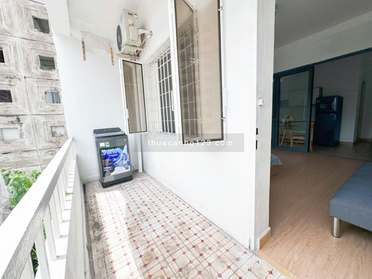 Cho thuê căn hộ 1PN tách bếp – Full nội thất – Quận 3 gần vòng xoay Ngã Sáu Phù Đổng, CV Tao Đàn