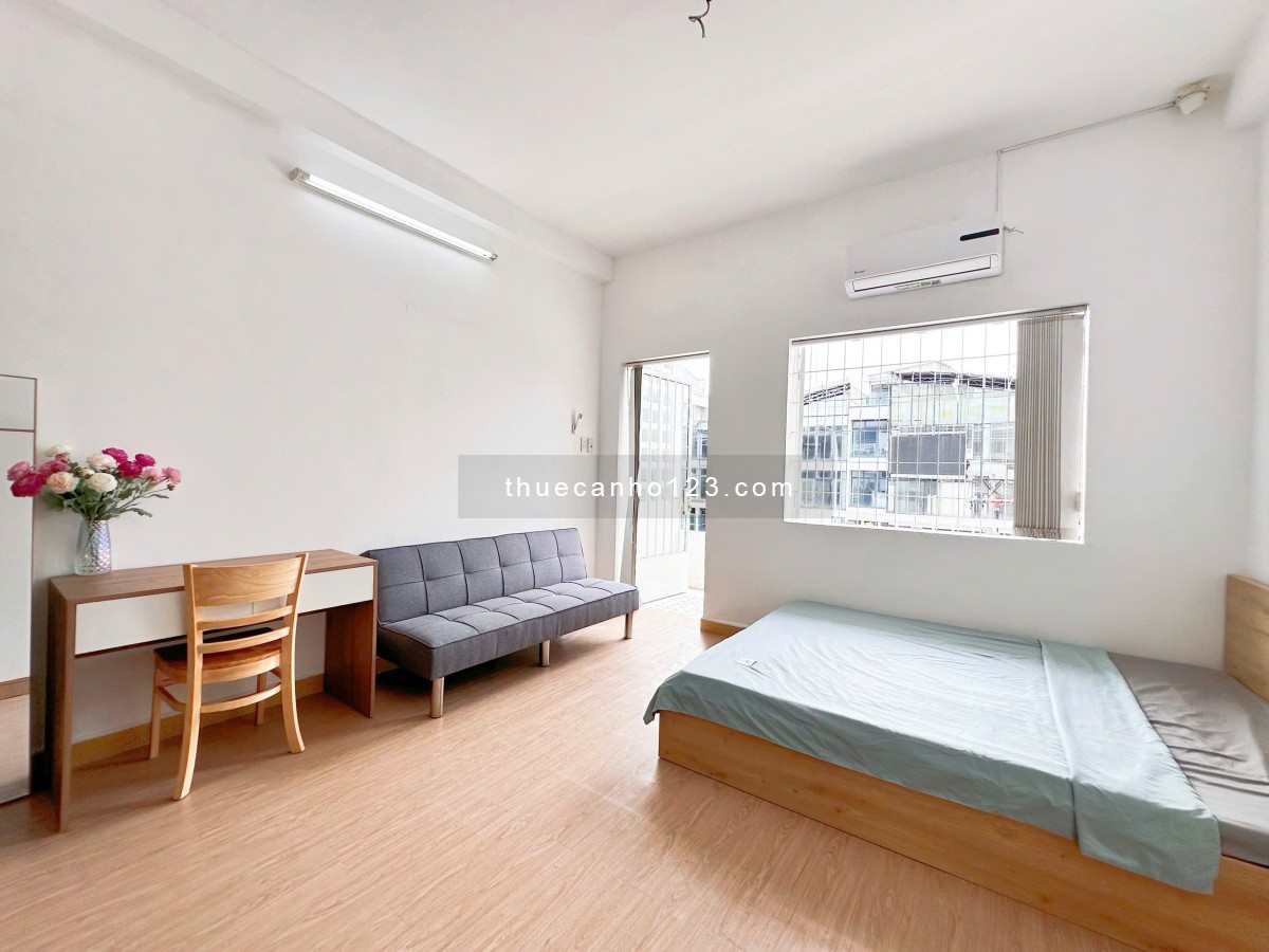 Cho thuê căn hộ 1PN tách bếp – Full nội thất – Quận 3 gần vòng xoay Ngã Sáu Phù Đổng, CV Tao Đàn