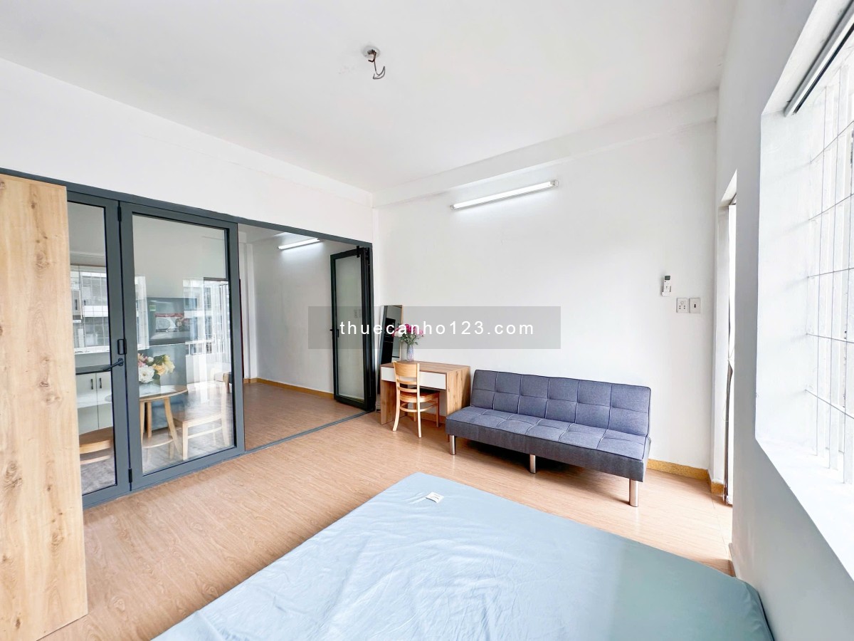 Cho thuê căn hộ 1PN tách bếp – Full nội thất – Quận 3 gần vòng xoay Ngã Sáu Phù Đổng, CV Tao Đàn