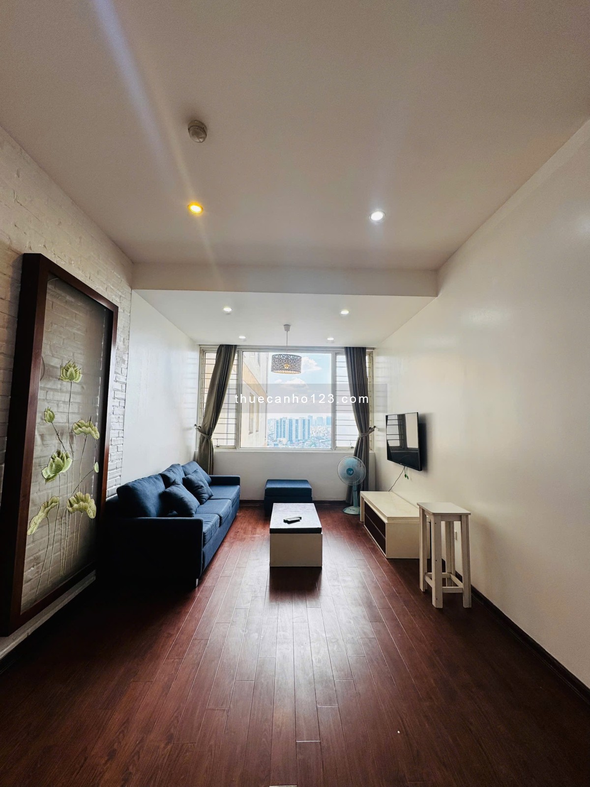 Cho thuê căn hộ chung cư Lilama 124 Minh Khai, Hai Bà Trưng 76m2 2PN full đồ 12tr