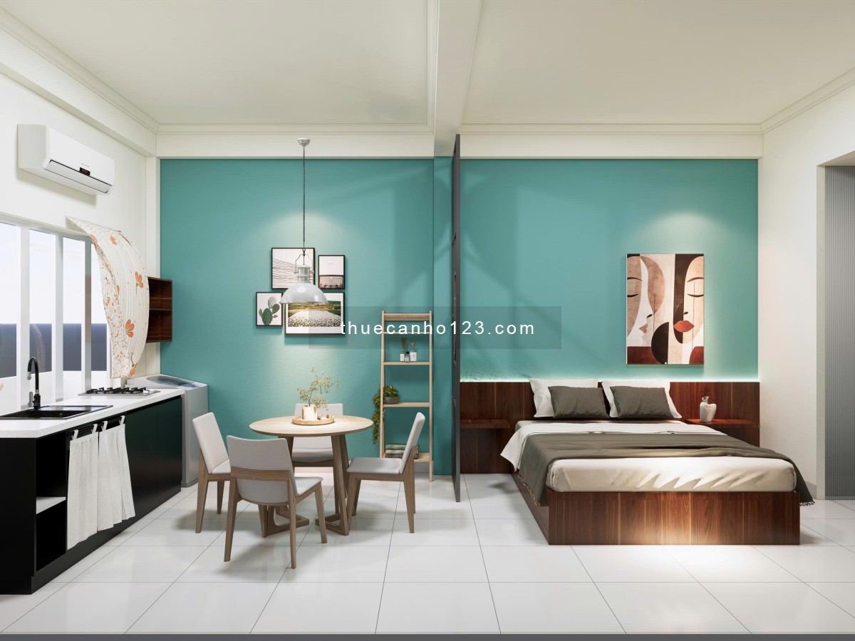 Khai trương căn hộ gần chợ Tân Định _ Horizon Tower _ Studio/1PN _ Balcony/cửa sổ _ DT 45m²