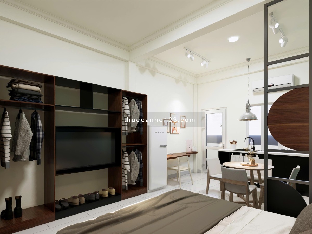 Khai trương căn hộ gần chợ Tân Định _ Horizon Tower _ Studio/1PN _ Balcony/cửa sổ _ DT 45m²