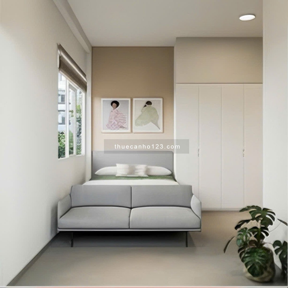 Cho thuê căn hộ cao cấp full nội thất 1PN đường Hồng Hà gần sân bay Tân Sơn Nhất