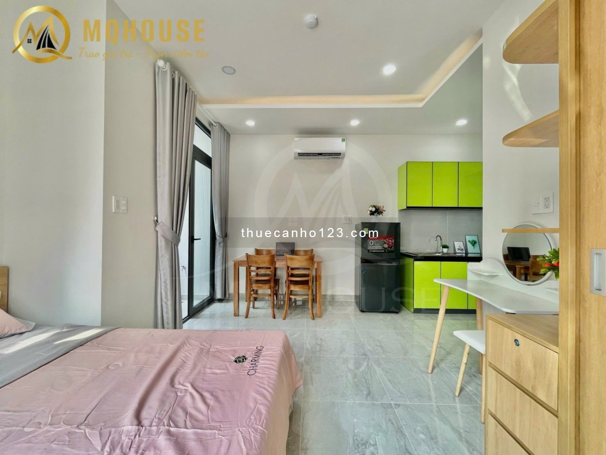 Căn hộ ban công full nội thất ngay khu Cityland Trần Thị Nghĩ P7 Gò Vấp