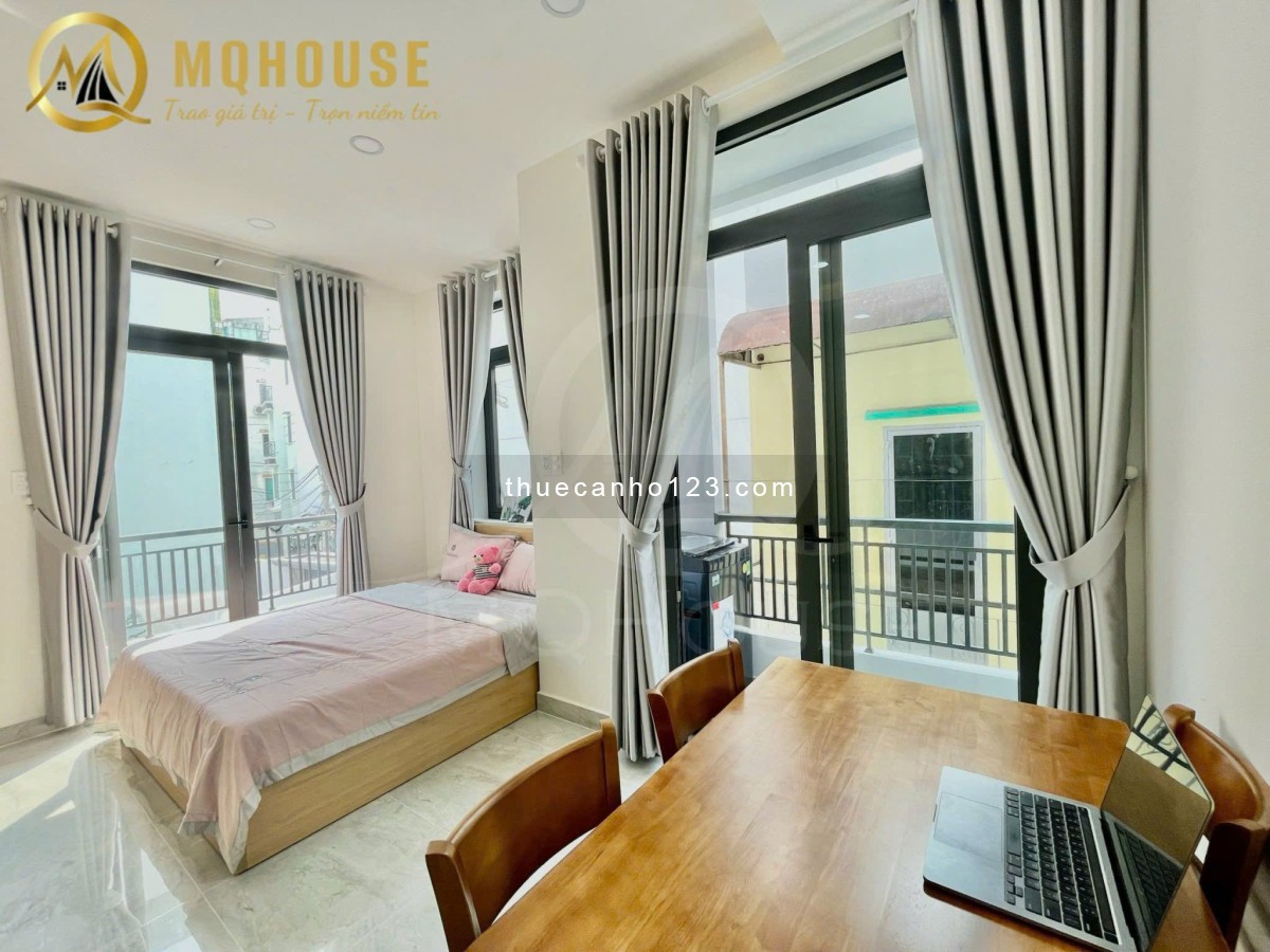 Căn hộ ban công full nội thất ngay khu Cityland Trần Thị Nghĩ P7 Gò Vấp