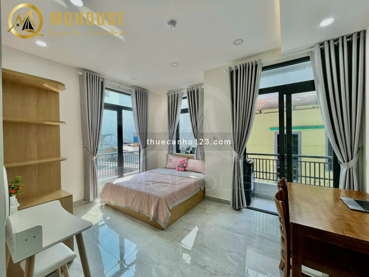 Căn hộ ban công full nội thất ngay khu Cityland Trần Thị Nghĩ P7 Gò Vấp
