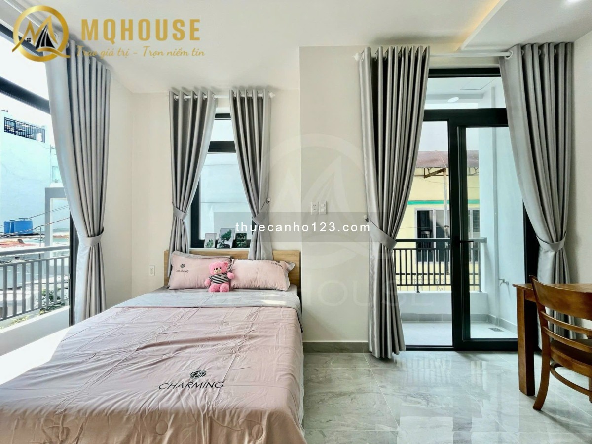 Căn hộ ban công full nội thất ngay khu Cityland Trần Thị Nghĩ P7 Gò Vấp