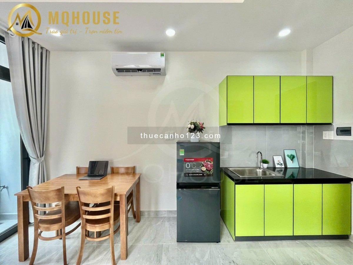 Căn hộ ban công full nội thất ngay khu Cityland Trần Thị Nghĩ P7 Gò Vấp