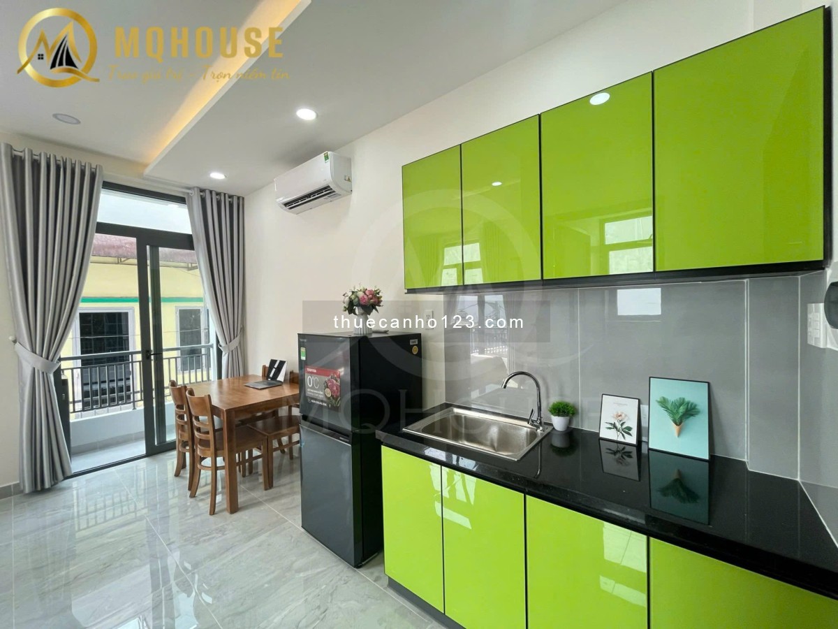 Căn hộ ban công full nội thất ngay khu Cityland Trần Thị Nghĩ P7 Gò Vấp