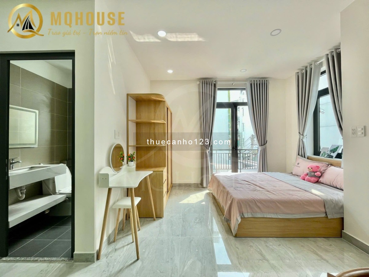Căn hộ ban công full nội thất ngay khu Cityland Trần Thị Nghĩ P7 Gò Vấp