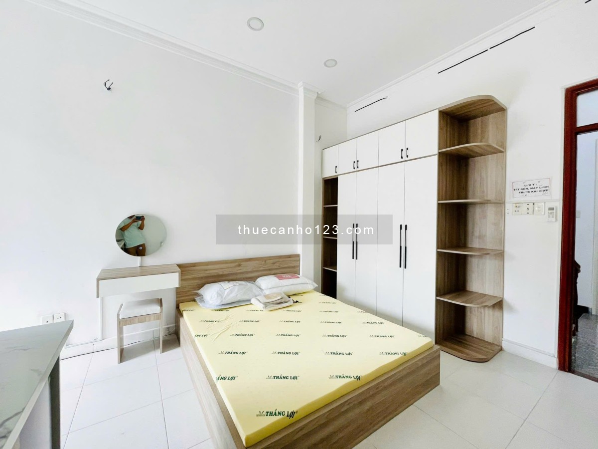 CHO THUÊ CĂN HỘ NỘI THẤT MỚI ĐẸP CÓ BAN CÔNG Ở VÕ VĂN TẦN QUẬN 3 gần Bến Thành, Phạm Ngũ Lão quận 1